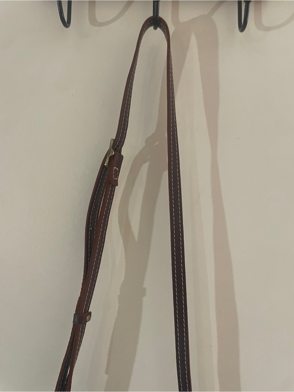 NWOT Portland Leather Goods Brown Full Grain Leather Crossbody + Matching Scarf - Picture 5 of 16